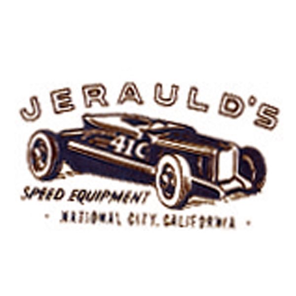 Photo1: HOT ROD Sticker JERAULD'S SPEED EQUIPMENT Sticker (1)