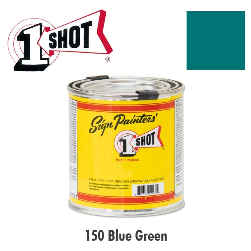 Blue Green 150 - 1 Shot Paint Lettering Enamels 237ml